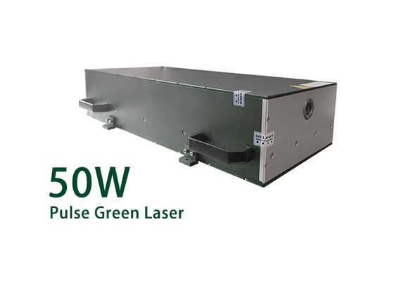 50 W grüne Nanosekundenfaserlaser Einzelspulslaserquelle für die Mikromacher-Markierung